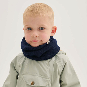 Снуд Peppihat "Crot merino fleece mist blue", синий